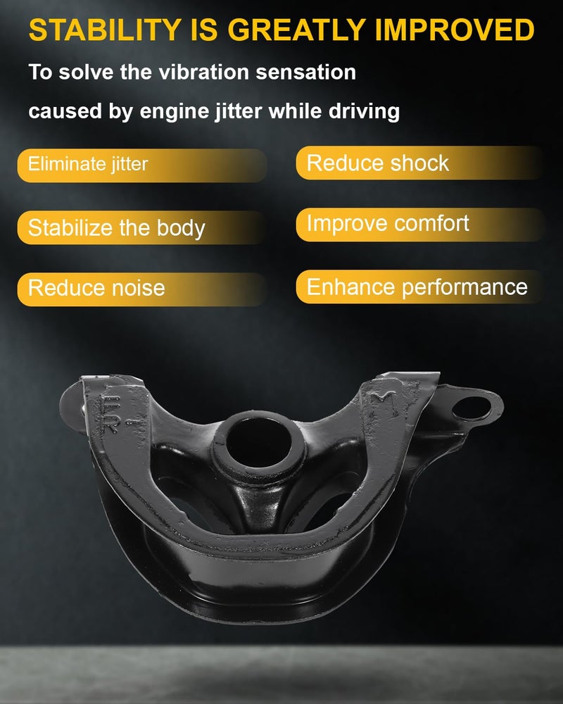 OCPTY Engine Motor Mount and Transmission Mount Set Compatible for Honda CR-V 1997 1998 1999 2000 2001 2.0L # A6520 A6585 A6576 A6526 A6506 5PCS - Image 4